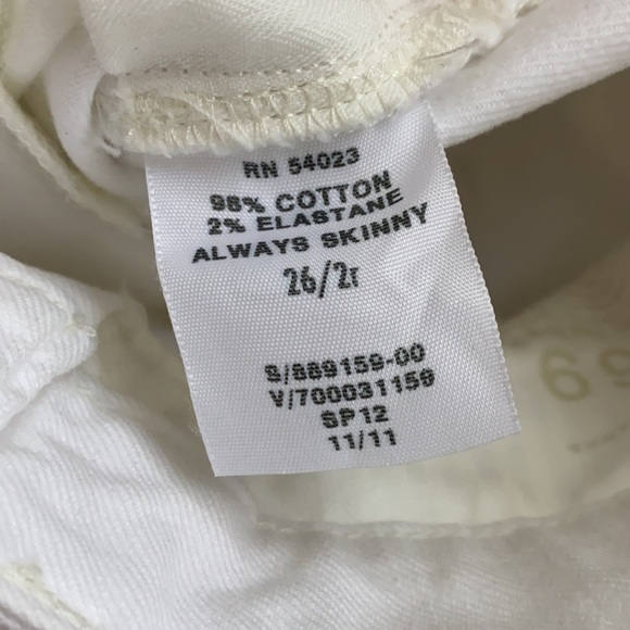 *NEW*Gap Always Skinny White Jeans, 26/2r - Picture 3 of 4
